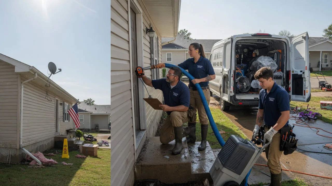 Ceiling Water Damage Restoration in Chattanooga, OK near me